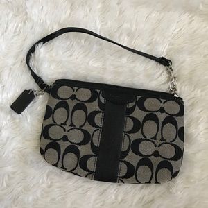 COACH Corner Zip Wristlet